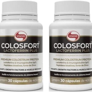 Kit 2 Colosfort Premium Colostrum Protein 30 Caps Vitafor