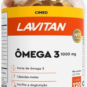 Lavitan ômega 3 1000 mg- 120 cápsulas