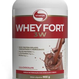 Vitafor - Whey Fort 3W - 900g - Chocolate-radardasaude
