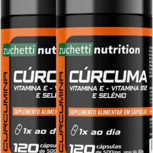 Curcuma em capsulas 500mg Kit 2 Potes curcuma Longa Natural 240 Cápsulas Açafrão Terra Puro Pura-radardasaude