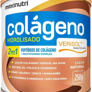 Colágeno Hidrolisado Verisol Maxinutri Lata 250g Natural-radardasaude