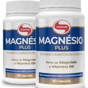 Kit 2 Magnésio Plus Vitafor 90 Cápsulas-radardasaude
