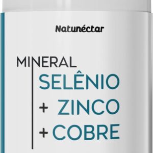 Selênio + Cobre + Zinco Suplemento 60 Cápsulas