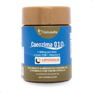 Coenzima Q10 200mg Lipossomal Alta Absorção Coq10 Cápsulas (1 und. 60 cápsulas)-radardasaude