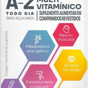 Redoxon Multivitaminico, Suplemento Alimentar, 30 Comprimidos, Fonte de Vitaminas, A, B12, C, D, Ferro, Zinco