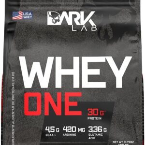 Whey One Concentrado Dark Lab Refil 900g, Baunilha, Ganho de Massa Muscular-radardasaude
