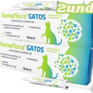 Kit 2 Beneflora Gatos Suplemento Probiotico Prebiotico 5g