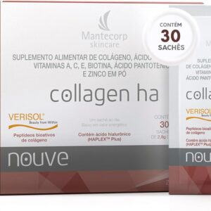 71D9vqYaCIL._AC_SL1500_.jpg MANTECORP - Nutracêutico Nouve Collagen HA Nova Fórmula - Colágeno Verisol, Suplemento Nutricional Saúde e Firmeza da Pele, Redução de Rugas - 30 Sachês-radardasaude