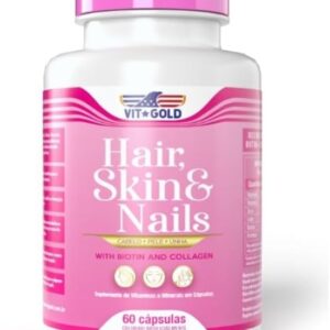 Hair Skin & Nails (Cabelo, pele e unhas) Vitgold 60 caps.-radardasaude