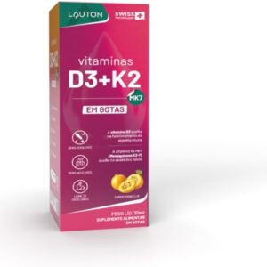 Vitaminas D3 + K2 em Gotas (Clinical Series) 30ml - Lauton-radardasaude