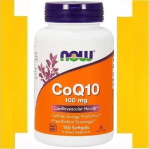 Coenzima Q-10 Coq-10 100mg 150caps Now Foods Original Import