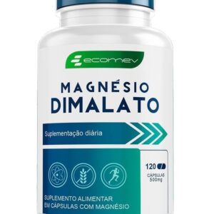 Magnesio Dimalato 500Mg 120 Cápsulas - Ecomev (1 Unidade)