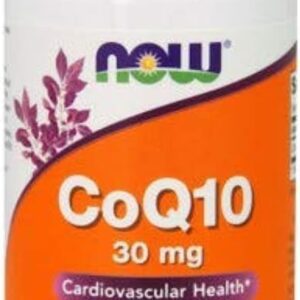 CoQ10 30mg 120 caps Now Foods - Sem Sabor