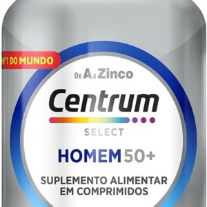 51IMzTcu9aL._AC_SL1200_.jpg Centrum Homem 50 Mais Multivitaminico, com Vitamina D, Vitamina B12, Calcio e Magnesio, 60 Comprimidos