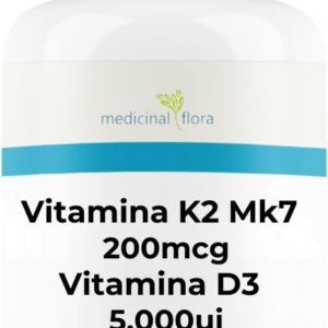 Vitamina D3 5.000ui + Vitamina K2(mk7) 200mcg com 120 Cápsulas-radardasaude