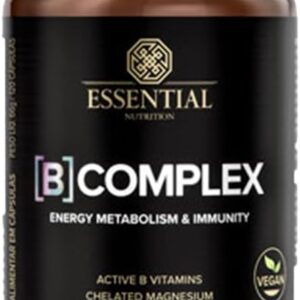 B Complex 120 Cápsulas Essential Nutrition Original Vitaminas do Complexo B-radardasaude