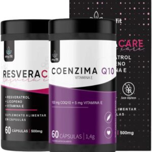 51k-HZGZ1EL._AC_SL1200_.jpg Kit Longevidade Coq10 + Resveratrol + Licopeno + Vitamina E - 60 Softgels