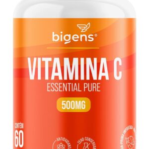 Vitamina C Essential Pure 500mg,60 Cápsulas, Bigens (Unidade)