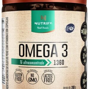 Nutrify Ômega 3 – Suplemento em Cápsulas – 200 Unidades