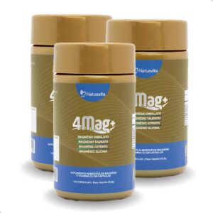 61d09GDYp-L._AC_SL1200_.jpg Kit 360 cápsulas Magnésio Glicina + Dimalato + Citrato + Taurato + Vitamina D3 (Kit 3 und.)-radardasaude