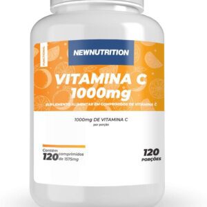 61eQpWvm0TL._AC_SL1500_.jpg Newnutrition Vitamina C 1000Mg - 120 Comprimidos - Newnutrition-radardasaude