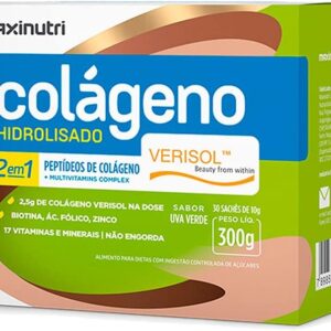 61gh6KazcCS._AC_SL1000_.jpg Maxinutri Colágeno Hidrolisado 2Em1 Sachê - Verisol Uva Verde 30 X 10G-radardasaude