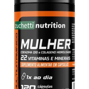 61oWWlD4gOL._AC_SL1500_.jpg Multivitaminico Mulher 120 cápsulas polivitaminico Zuchetti nutrition vitamina az mulher-radardasaude