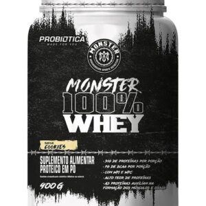 Probiótica Monster 100% Whey 900G Cookies - Probiótica
