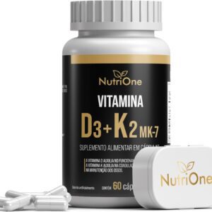 Vitamina D3 + K2 60 Cápsulas - Nutrione-radardasaude