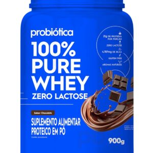 100% Pure Whey Zero Lactose (900G) - Chocolate, Probiótica-radardasaude