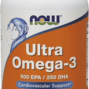Ultra Omega-3 500 Epa / 250 Dha 180 Capsulas, Now Foods