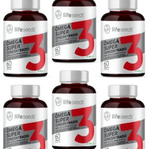 71GDU4MZ1L._AC_SL1484_.jpg Ômega 3 Super Concentrado EPA 660mg DHA 440mg - Certificação Internacional MEG-3 – 6 Potes – 360 Cápsulas-radardasaude