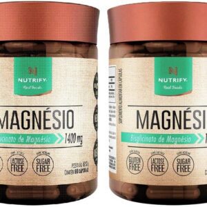 71IXKjqZ-SL._AC_SL1000_.jpg Kit 2X: Magnésio Bisglicinato Nutrify 60 Cápsulas-radardasaude