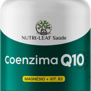 Coenzima Q10 – alta absorção com magnésio quelado e vitamina B2 – Suplemento antioxidante para energia saúde cardiovascular foco e bem-estar NUTRI-LEAF Saúde-radardasaude