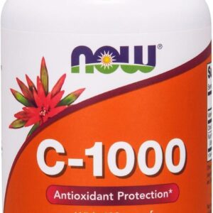 Vitamin C-1000, Vitamina C 1000mg, 100 Tabletes, Now Foods