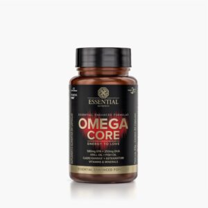 Omega Core Ômega 3 + Astaxantina + CoQ10 Essential Nutrition 60 Cápsulas-radardasaude