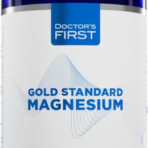 Magnesio (Citrato, Quelato e Dimalato) - Doctor's First- Gold Standard Magnesium - 90 cápsulas