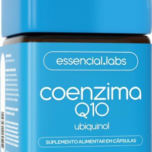 COENZIMA Q10 UBIQUINOL 100mg POR CÁPSULA – 60 CÁPSULAS – FÓRMULA POTENTE COM 100% DE PUREZA