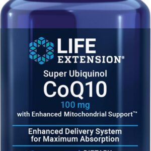 Super Ubiquinol Coq10 100mg com Mic (60caps) Life Extension