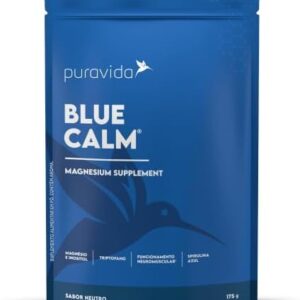 BLUE CALM 2.0 175G TRADICIONAL | MAGNÉSIO + INOSITOL + TRIPTOFANO + TAURINA + SPIRULINA AZUL-radardasaude
