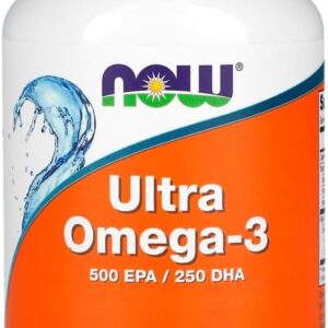 Ultra Ômega 3 500Epa/250Dha Now Foods 90 Softgels Importado-radardasaude