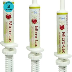 51CPqpkZRFL._AC_SL1000_.jpg Micro - Lac Aditivo Probiótico Para Cães Gatos Equínos 15g Kit Com 3-radardasaude