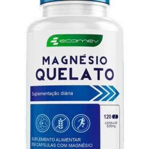51VvJOeHdL._AC_SL1200_.jpg Magnesio Quelato 500Mg 120 Cápsulas - Ecomev (1 Unidade)