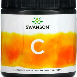 Pó de Vitamina C-1000 Swanson 454 gramas Importado-radardasaude