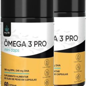 51rEZUkYO2L._AC_SL1080_.jpg Kit 2x Ômega 3 Pro EPA/DHA - Versão Mini Softgels - (Mais Fáceis de Engolir), Total 120 caps