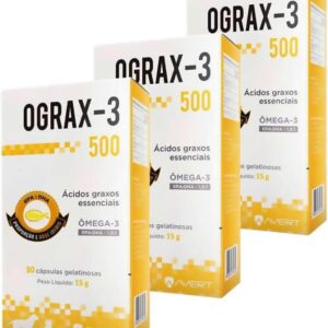 Ograx 500 Suplemento Ômega 3 Avert 30 Cap. 03 Unid.
