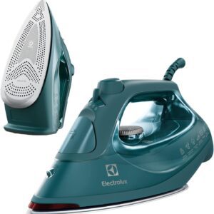 Ferro de passar seco e vapor Electrolux Antiaderente base cerâmica vapor vertical extra 1200W Verde Escuro (ESI80) 127v-radardasaude