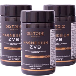 61Amw-FOu4L._AC_SL1200_.jpg Suplemento Completo 3 em 1 Magnésio Zinco Vitaminas Complexo B Kit 90 Dias Bisglicinato Quelado Premium Recovery Distrix Nutrition 180 Caps-radardasaude