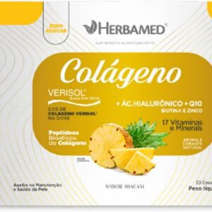 Colágeno Verisol - 30 Sachês 5g Abacaxi - Herbamed-radardasaude