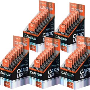 5x Carb Up Gel BLACK - Cx C/10 Sachês - Probiótica (Laranja)